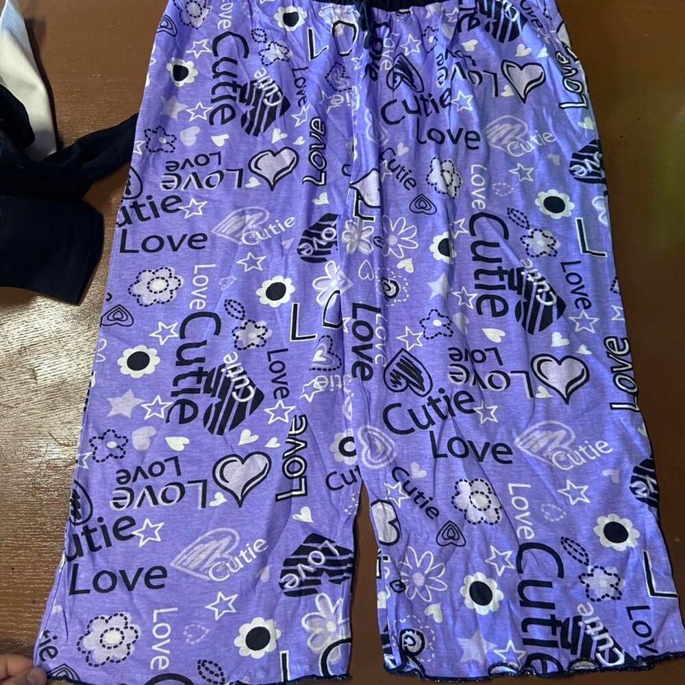 Simex love print pajamas